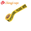 Crime scenes use non adhesive yellow pe warning tape